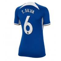 Chelsea Thiago Silva #6 Domáci Ženy futbalový dres 2023-24 Krátky Rukáv
